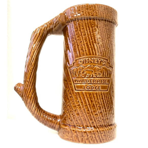 Disney Wilderness Lodge Mickey & Friends Totem Pole Ceramic Stein Mug Cup - NEW - Picture 2 of 2
